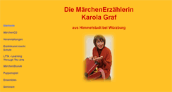 Desktop Screenshot of diemaerchenerzaehlerin.de