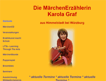 Tablet Screenshot of diemaerchenerzaehlerin.de